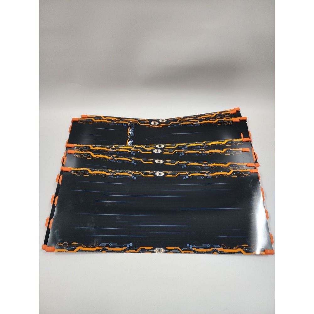 Anki Overdrive Straight Track Pieces Replacement Lot of 10Black Orange Expansion